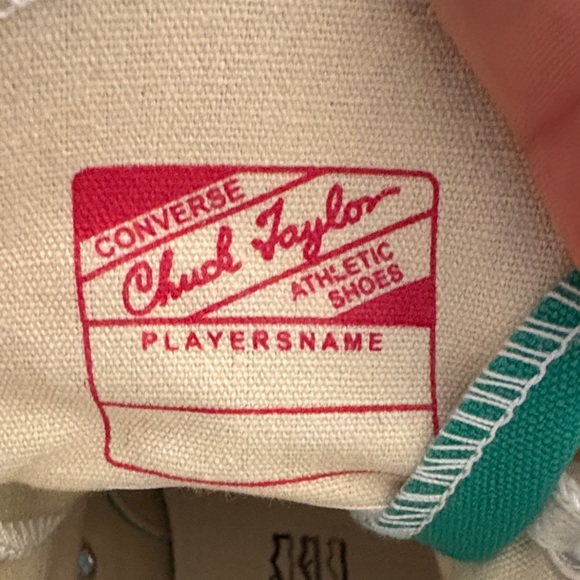 Converse Teal High-Tops (M7, W9-9.5) - Picture 6 of 6